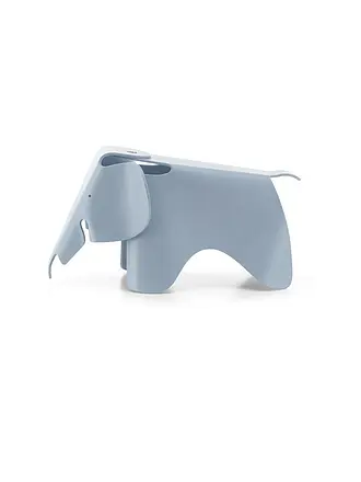 VITRA | Dekofigur - Eames Elephant Small Tiefschwarz | hellblau